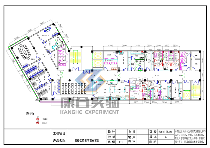 病理實驗室平面設計圖